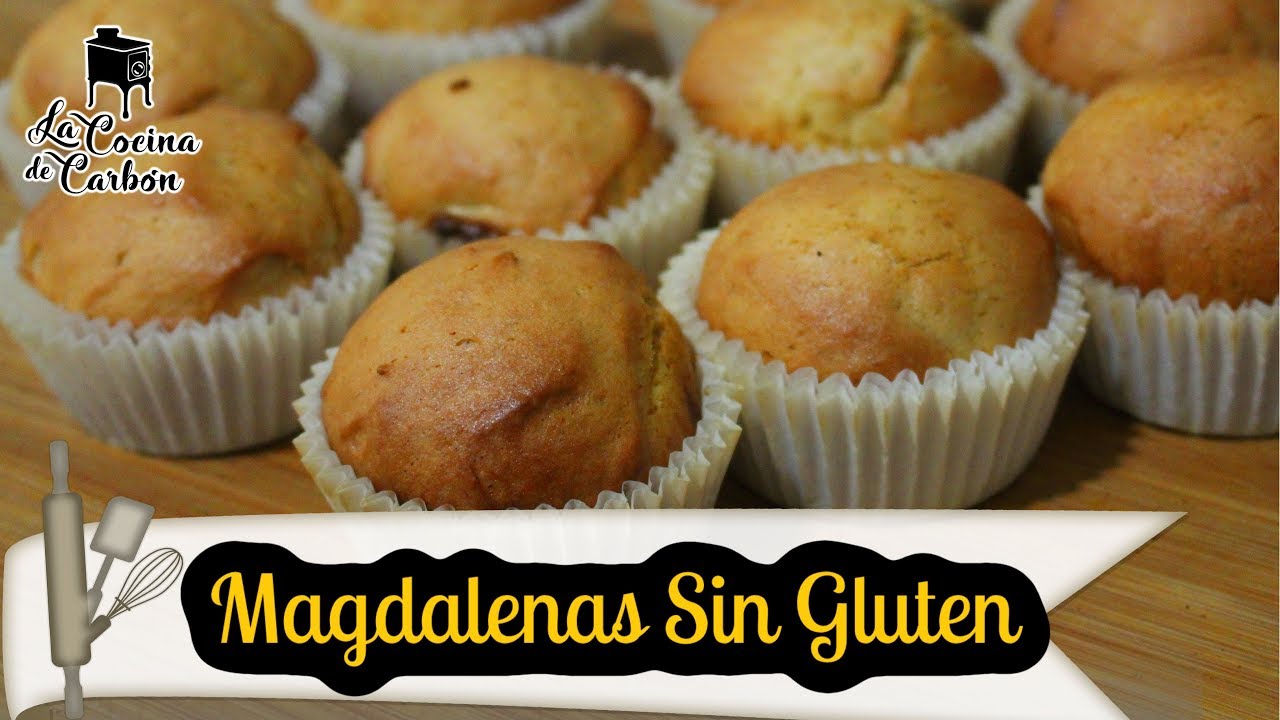Magdalenas Sin Gluten (Esponjosas  y Sin Mixes Comerciales)