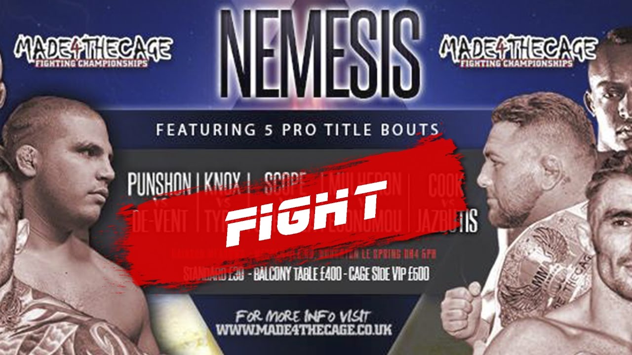 Made 4 the Cage 13 - Nemesis - Adam Proctor VS Justin Burlinson