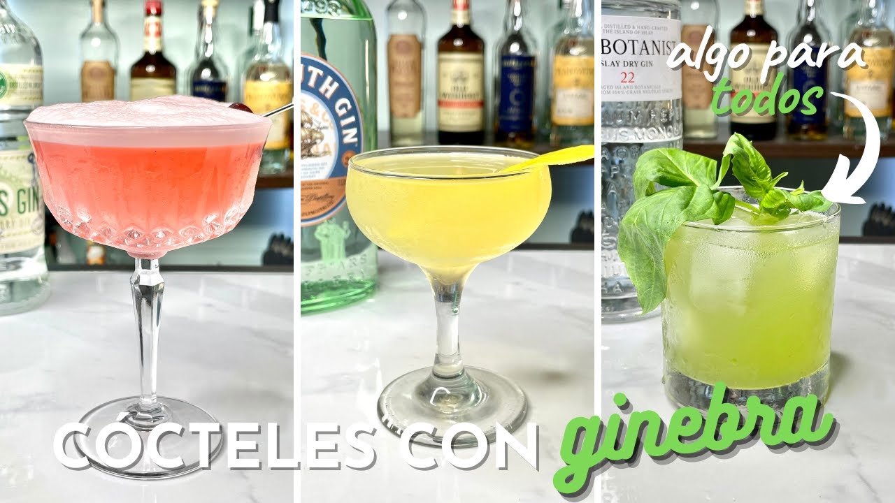 3️⃣ C&oacute;cteles con GINEBRA ❤️💛💚 &iexcl;GIN COCKTAILS para TODOS!