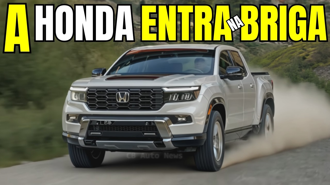 HONDA RIDGELINE CHEGA ao BRASIL PARA DESAFIAR FORD RANGER e TOYOTA HILUX!