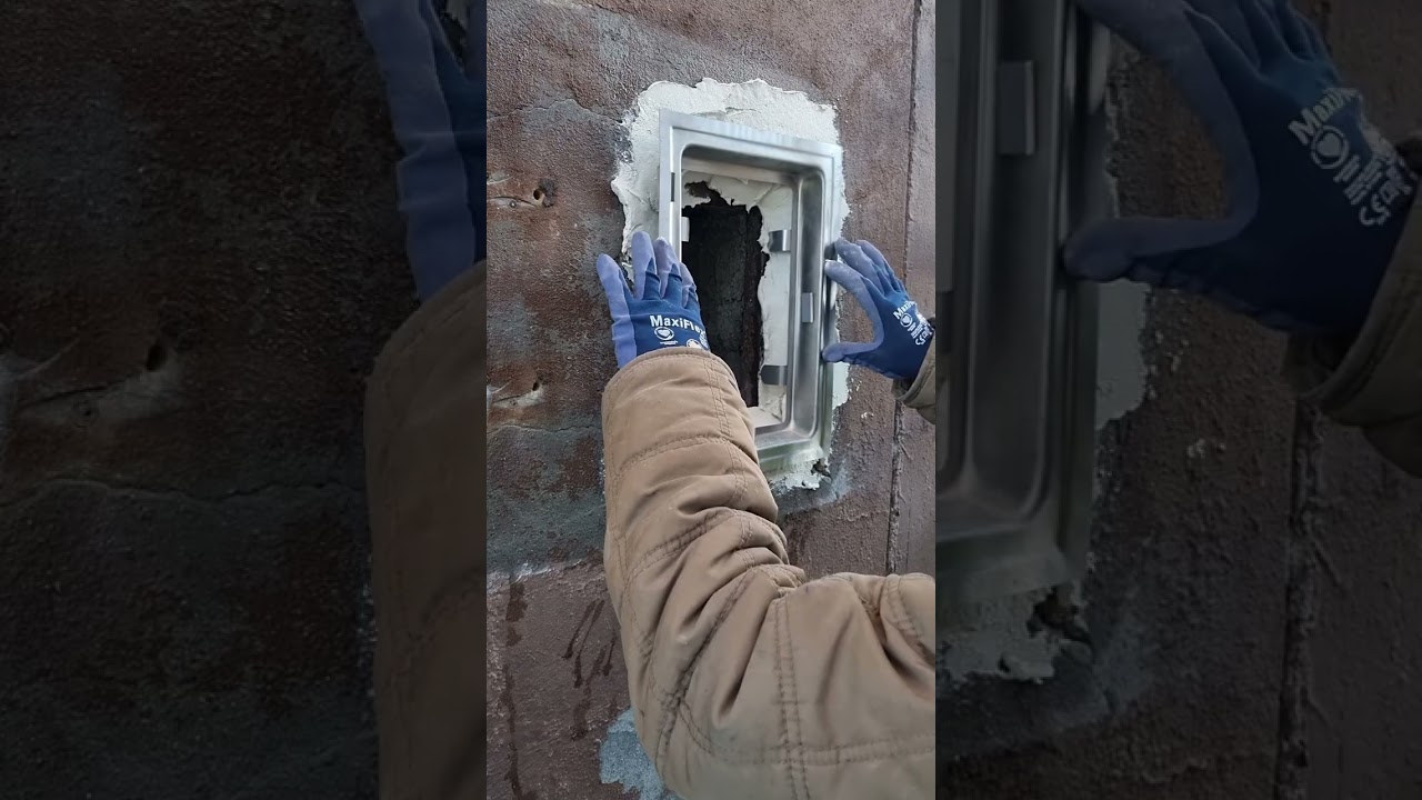 Ugradnja inox vratašca na industrijski dimnjak