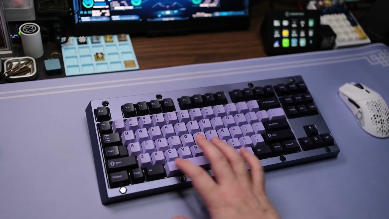 Penelope TKL Proto No.1 | Hyperglides Black + Brown | Type Test