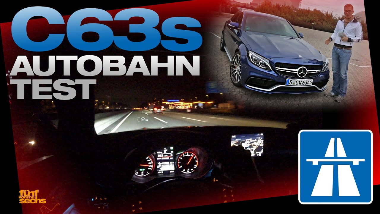 Mercedes-AMG C63s as an Everyday Car? We put it to the Test! (German)