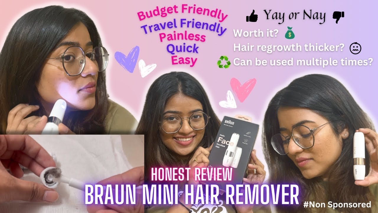 Braun Mini Facial Hair Remover | Honest Review | Gauri Gajare Official