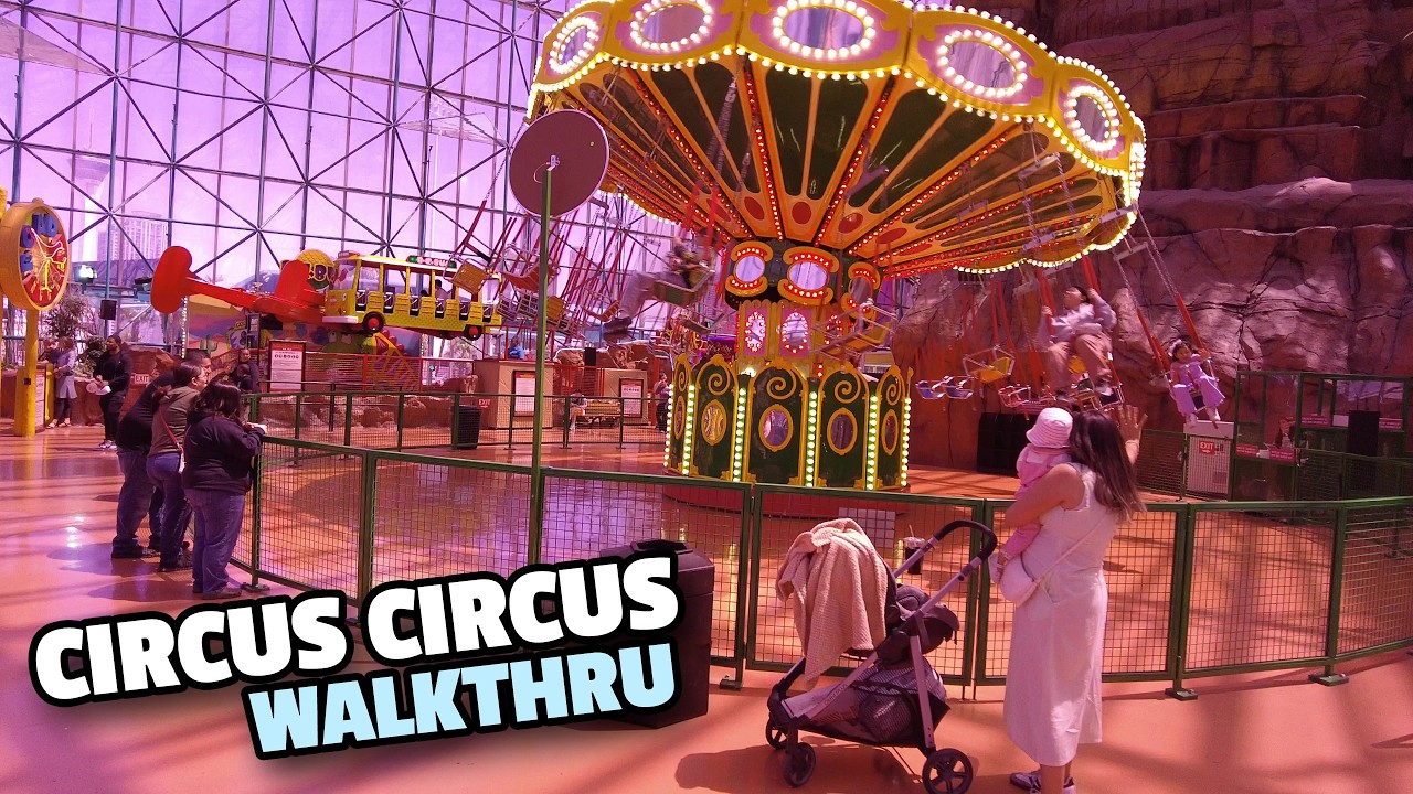 Las Vegas WalkThru — Circus Circus + Adventuredome - 4K UHD