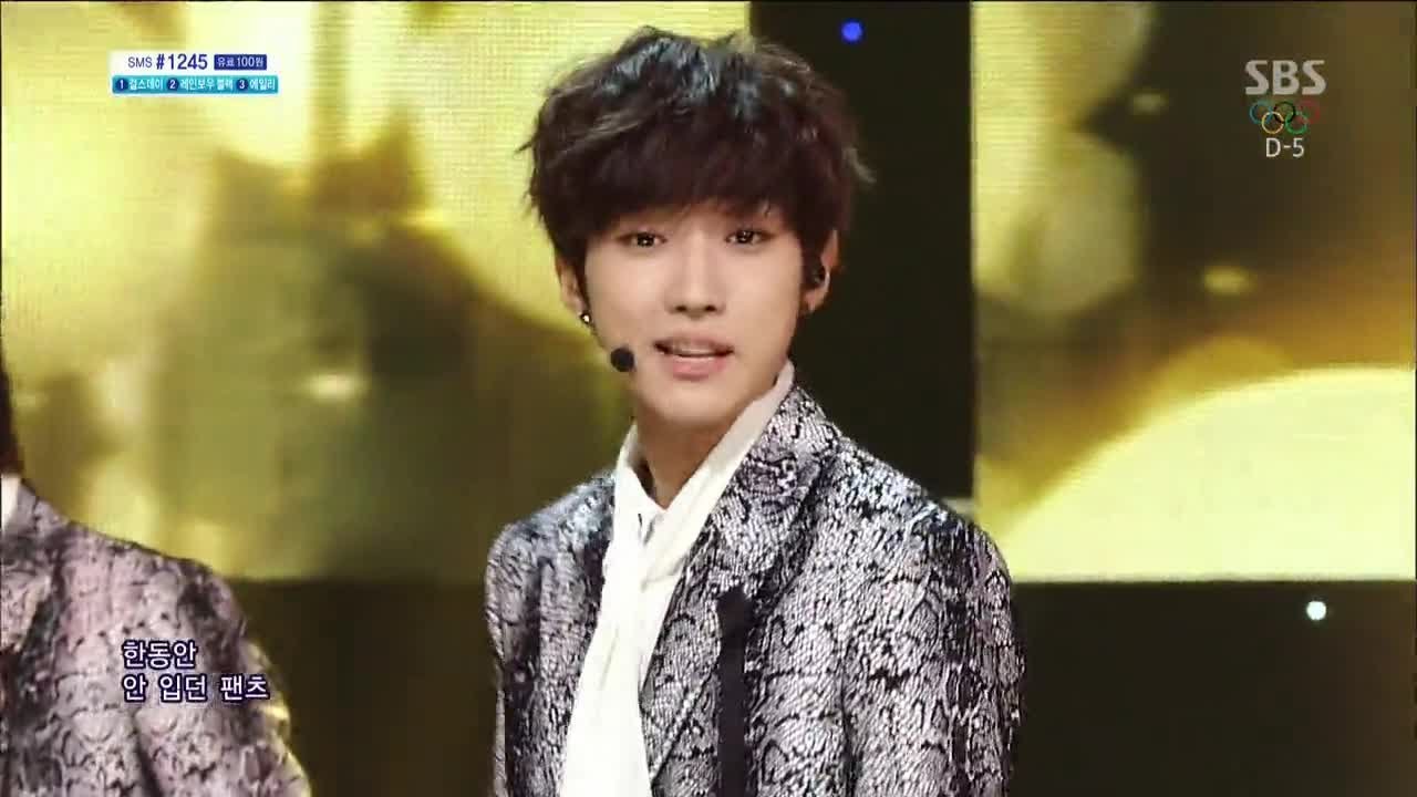 [B1A4] - Lonely @ Popular Inkigayo 140202