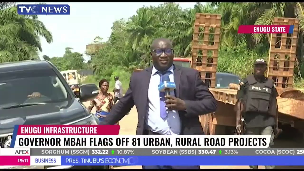 Enugu State Governor, Mbah, Flags Off 81 Urban, Rural Road Projects