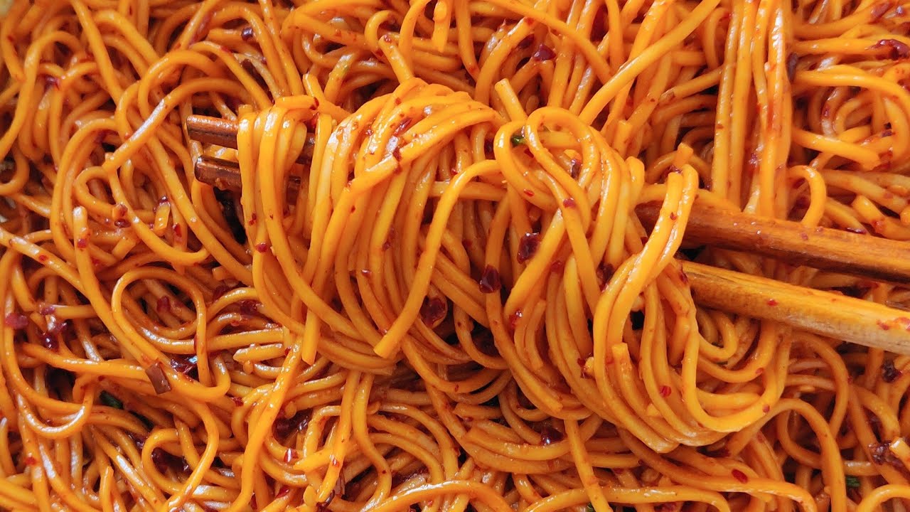 Hot and Spicy Noodles Recipe 🔥