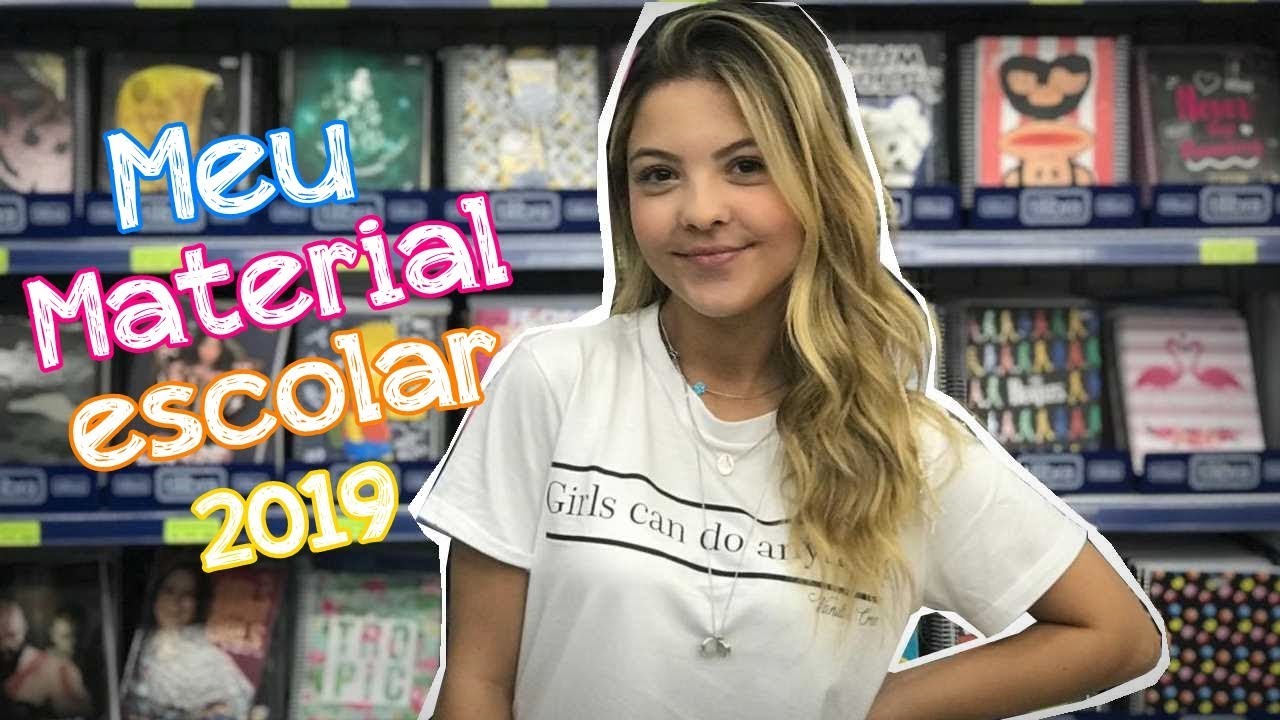 MEU MATERIAL ESCOLAR 2019 - JÚLIA GOMES