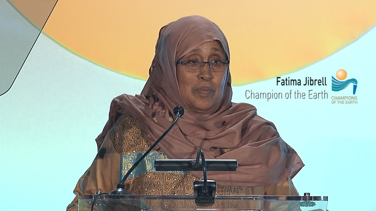 Champion of the Earth Fatima Jibrell - Acceptance Speech
