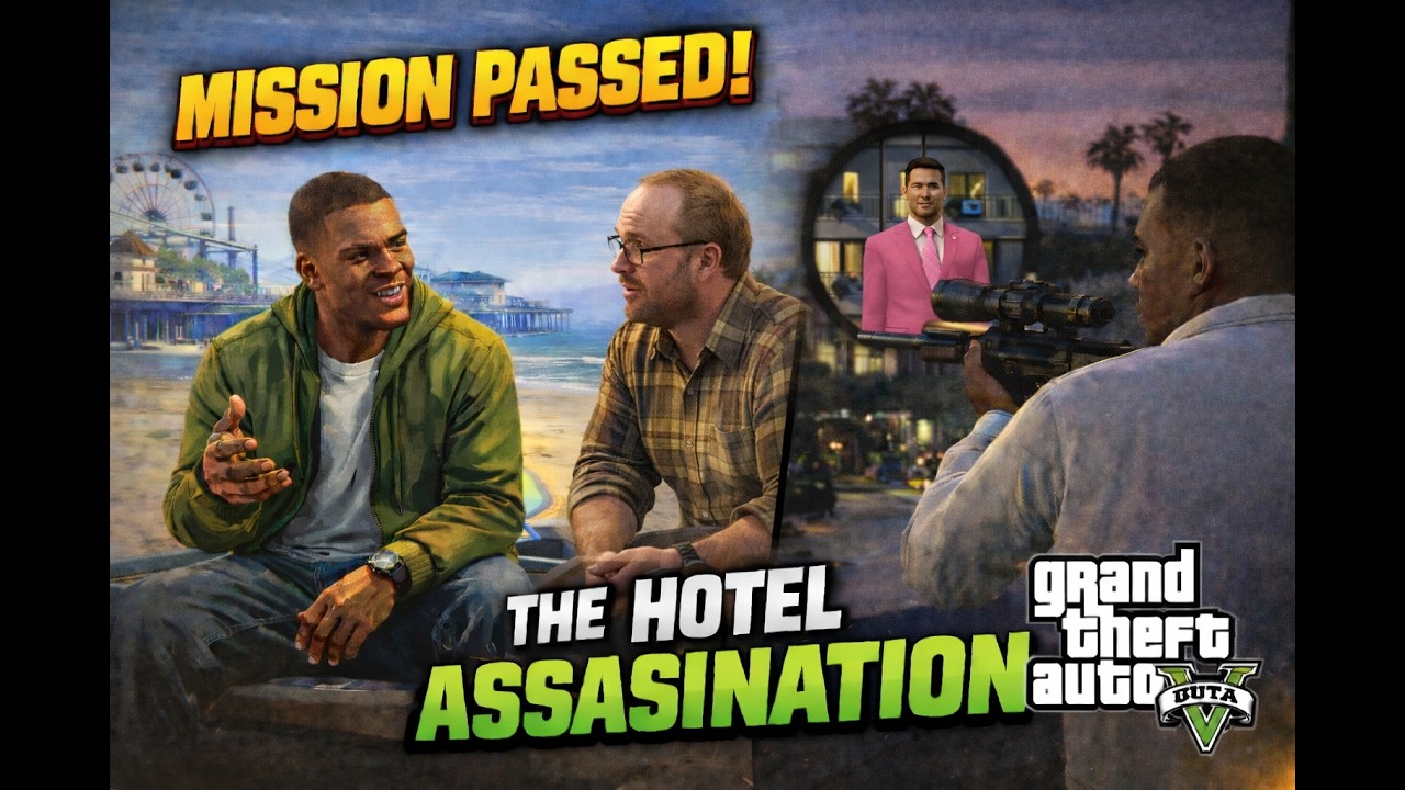GTA 5 – The Hotel Assassination Mission | Franklin Snipes Target (Full Gameplay) #kaifigaming #viral