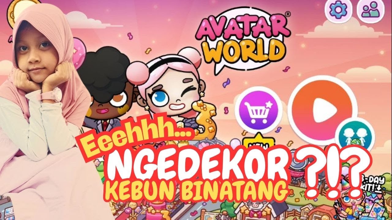 Cerita Avatar World Bareng Adek 🎮 Kakak Dekor Toko, Adek Cari Kebun Binatang 🤣 