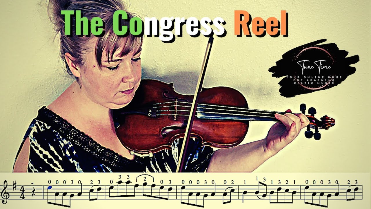 How to play The Congress Reel | Fiddle/violin (With Notation)