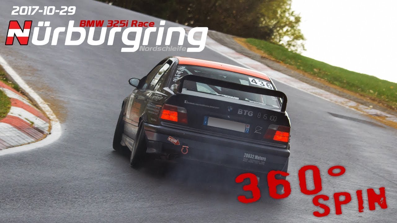 BMW E36 325i - 360 Spin on Wet N&uuml;rburgring - 29.10.2017 - GotiKGotcha-Motorsport.com