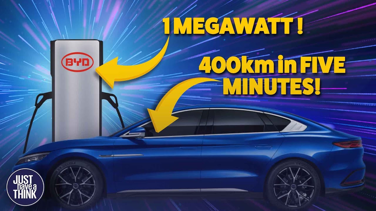 Зарядное устройство для электромобиля BYD мощностью 1 МВт за 5 минут. Просрочено или излишне?