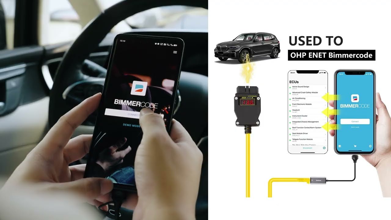 GODIAG GT109 DOIP-ENET Diagnostic Programming Cable for Vehicles Supporting DOIP Protocol