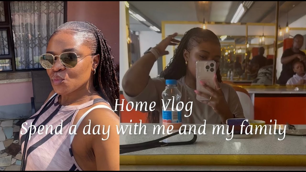 Home Vlog||Spend a day with me and my family, shopping and more||7 stars salon to do my hair