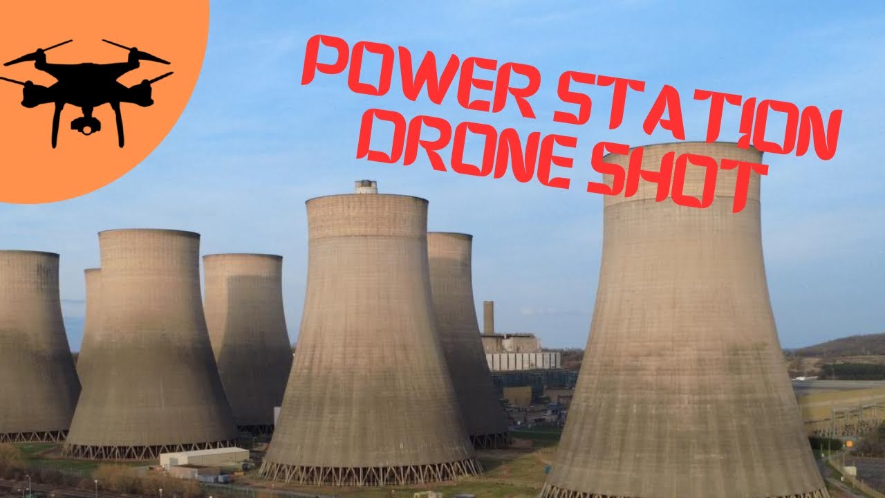 Ratcliffe-on-Soar Power Station Drone Shot