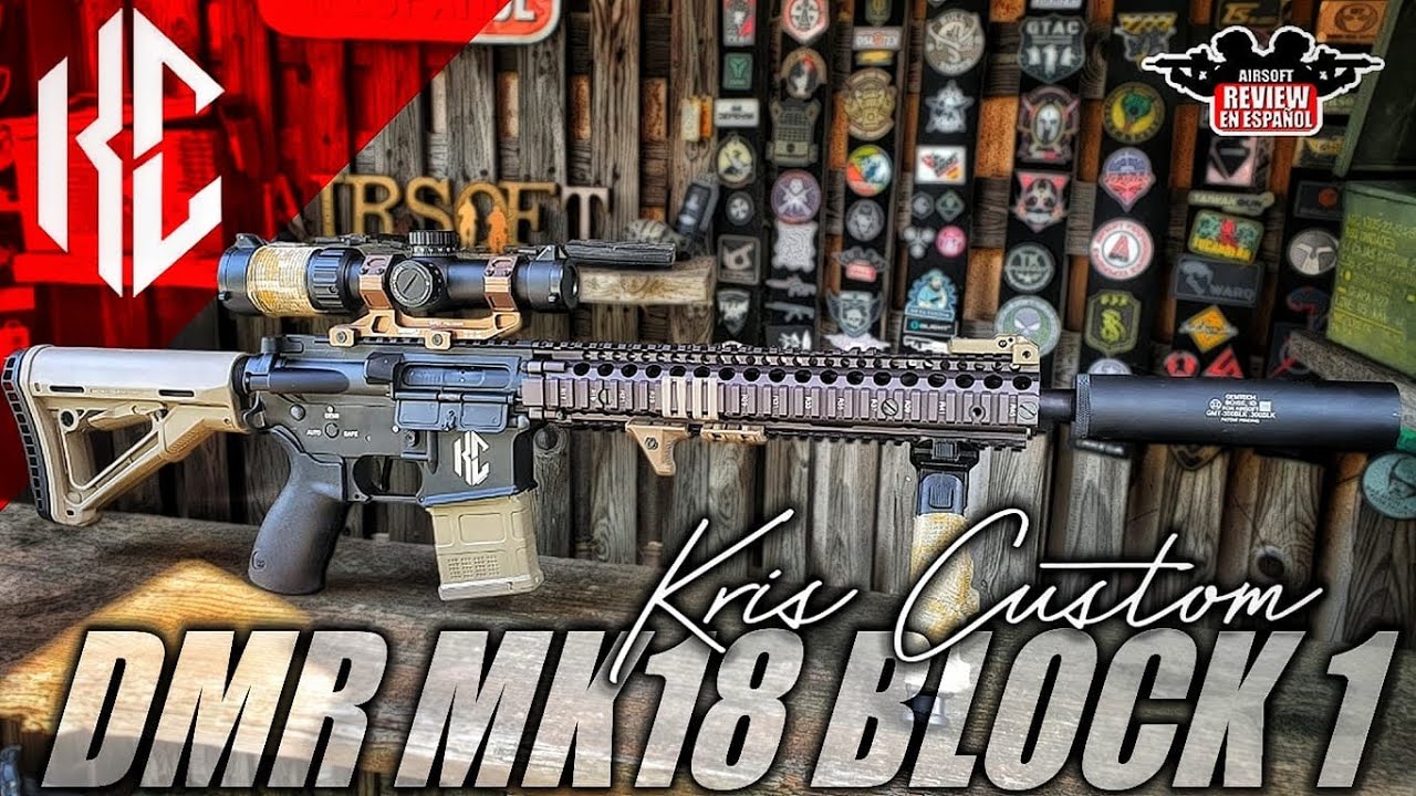 No te pido que lo superes, iguálamelo! DMR MK18 12" BLOCK 1 Kris Custom | Airsoft Review en Español