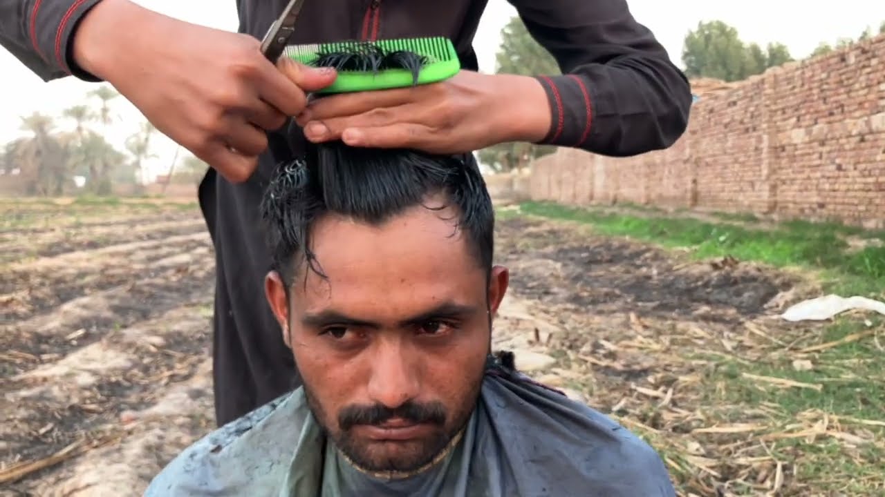 Youngest Barber VS Adult Client 😳 | Satisfying ASMR Haircut