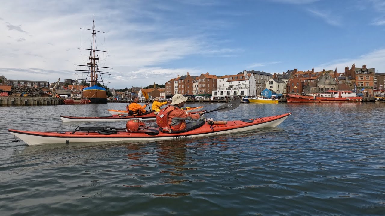 Kayaking from Whitby Marina to Runswick Bay and back...