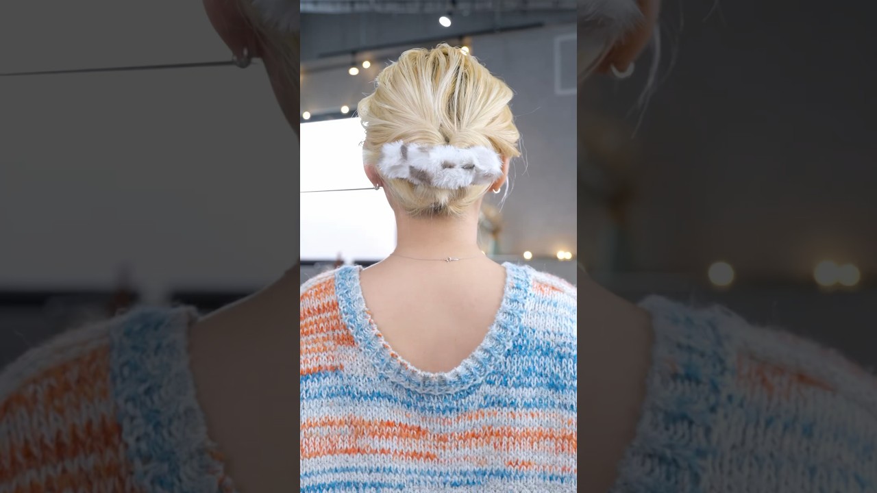 【１分アレンジ】ボブの簡単まとめ髪 #簡単アレンジ #セルフアレンジ #hairstyle #hair #ミディアムヘア #髪型 #まとめ髪 #大人カジュアル #大人かわいい