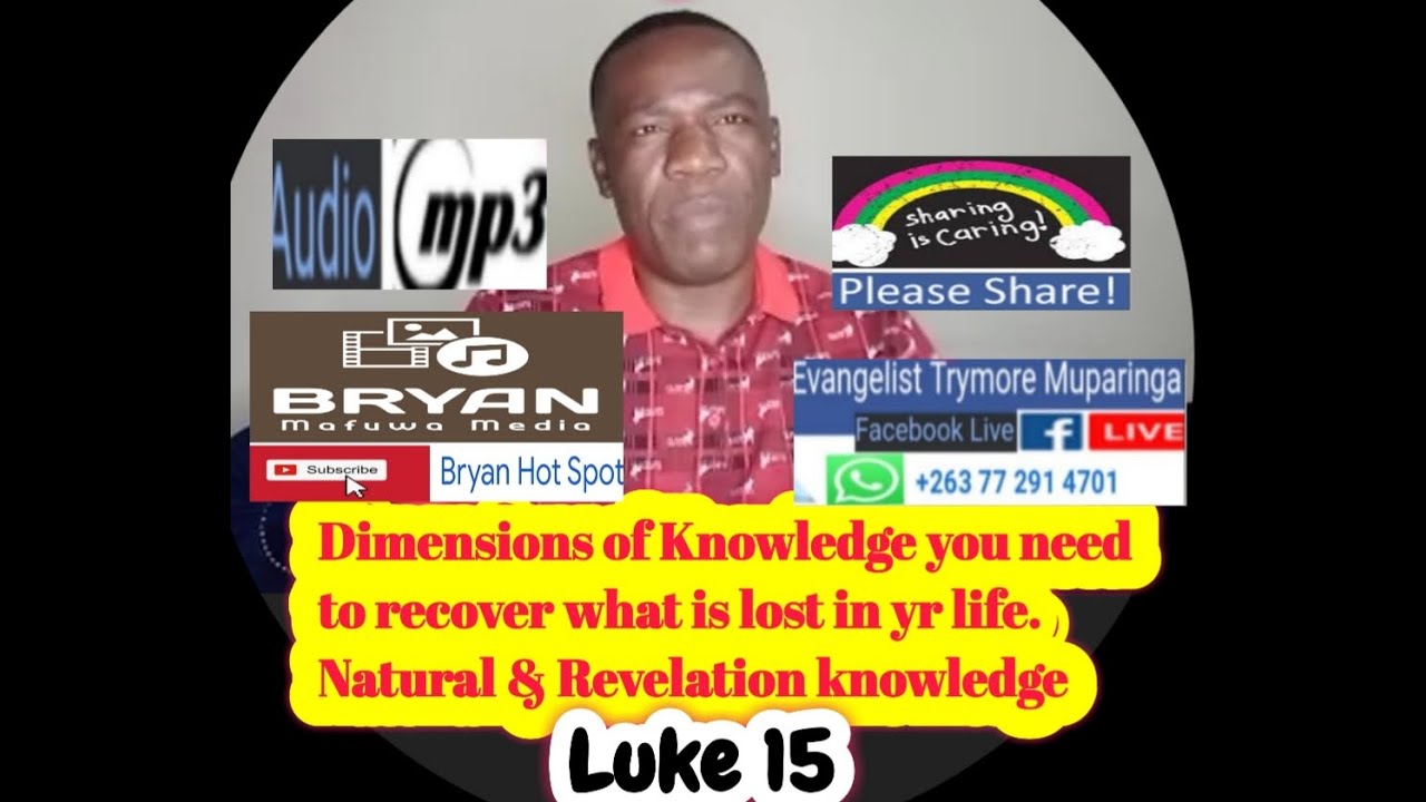 Evangelist Trymore Muparinga -Dimensions of Knowledge you need to recover what is lost in yr life.