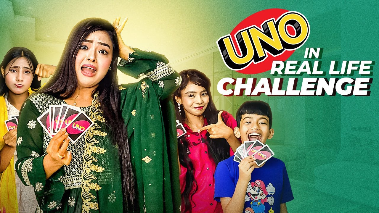 Real Life UNO Challenge | Borna Hossain