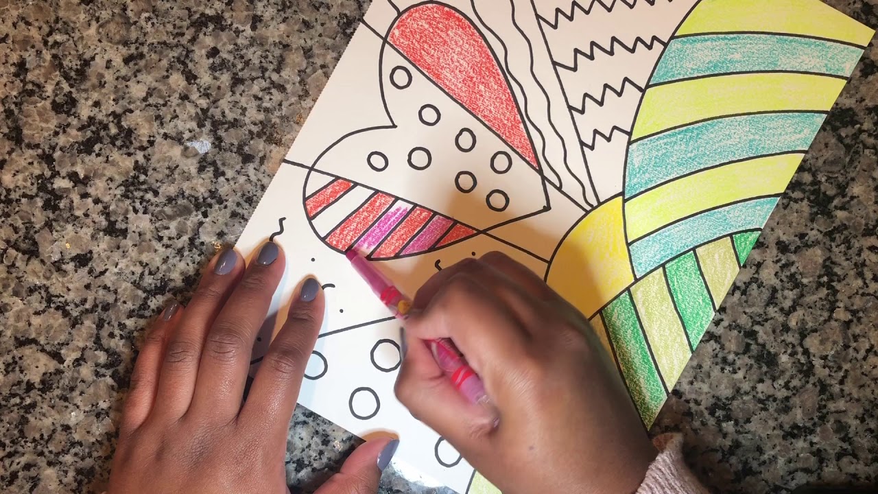 Romero Britto Hearts