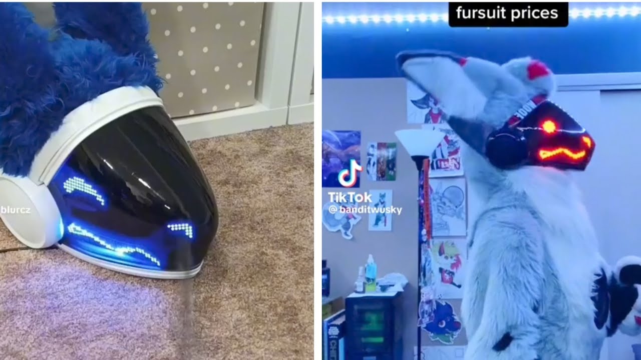 Protogen furry TikTok compilation! #furry #protogen #fusuits #cosplay