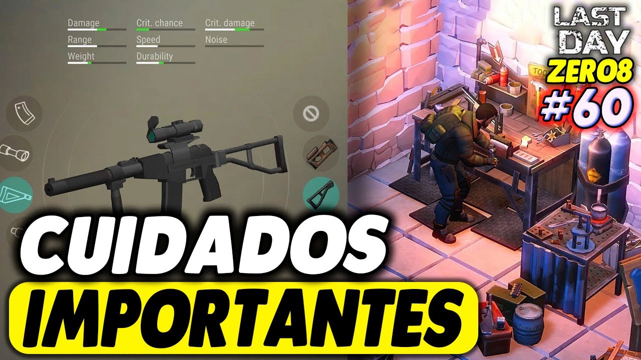CUIDADOS IMPORTANTES PARA FAZER MODIFICAÇÕES DE ARMAS - LAST DAY DO ZERO 8 #60