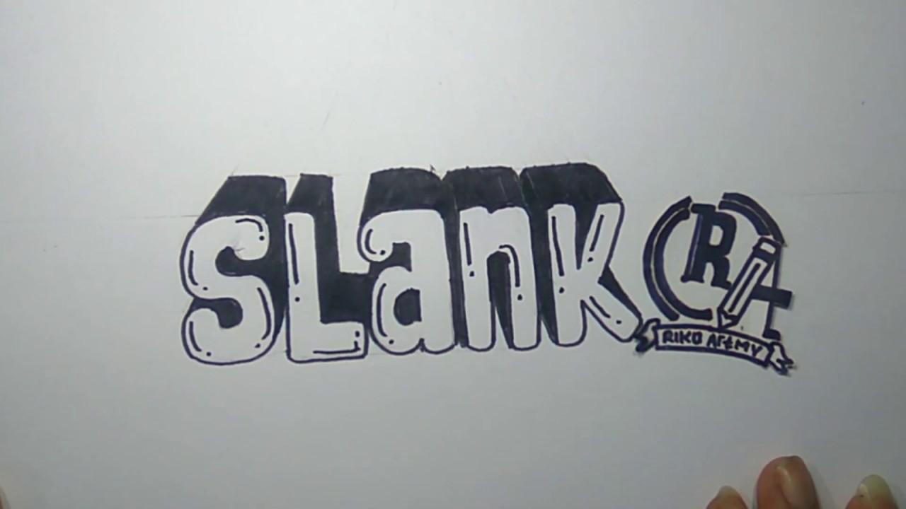 Tutorial cara membuat gambar slank 3D bagus dan rapi.. pemula harus tau trik ini