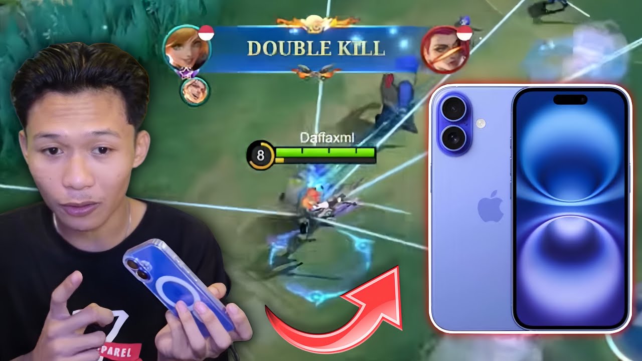 MAIN FANNY DI IPHONE 16 !! DI KATAIN FANNY DARAT SAMA MUSUH!! - Mobile Legends