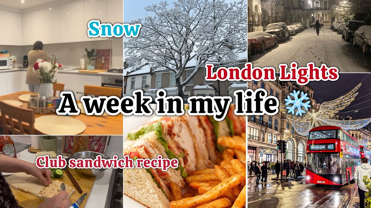 A Week Of My Life *Winter Edition ❄️☃️ Shopping, Cooking, Hosting Friends, London Lights ❤️