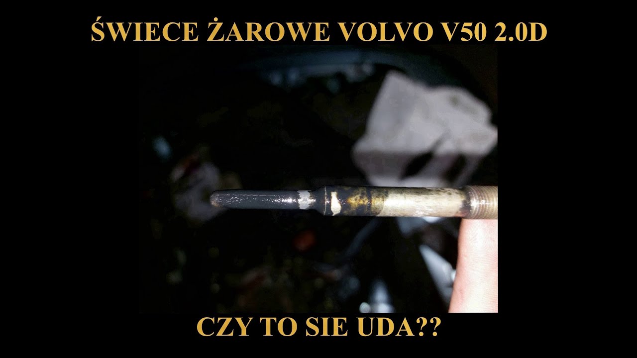 # 1 Wymiana świec żarowych Volvo V50 2.0D cz1