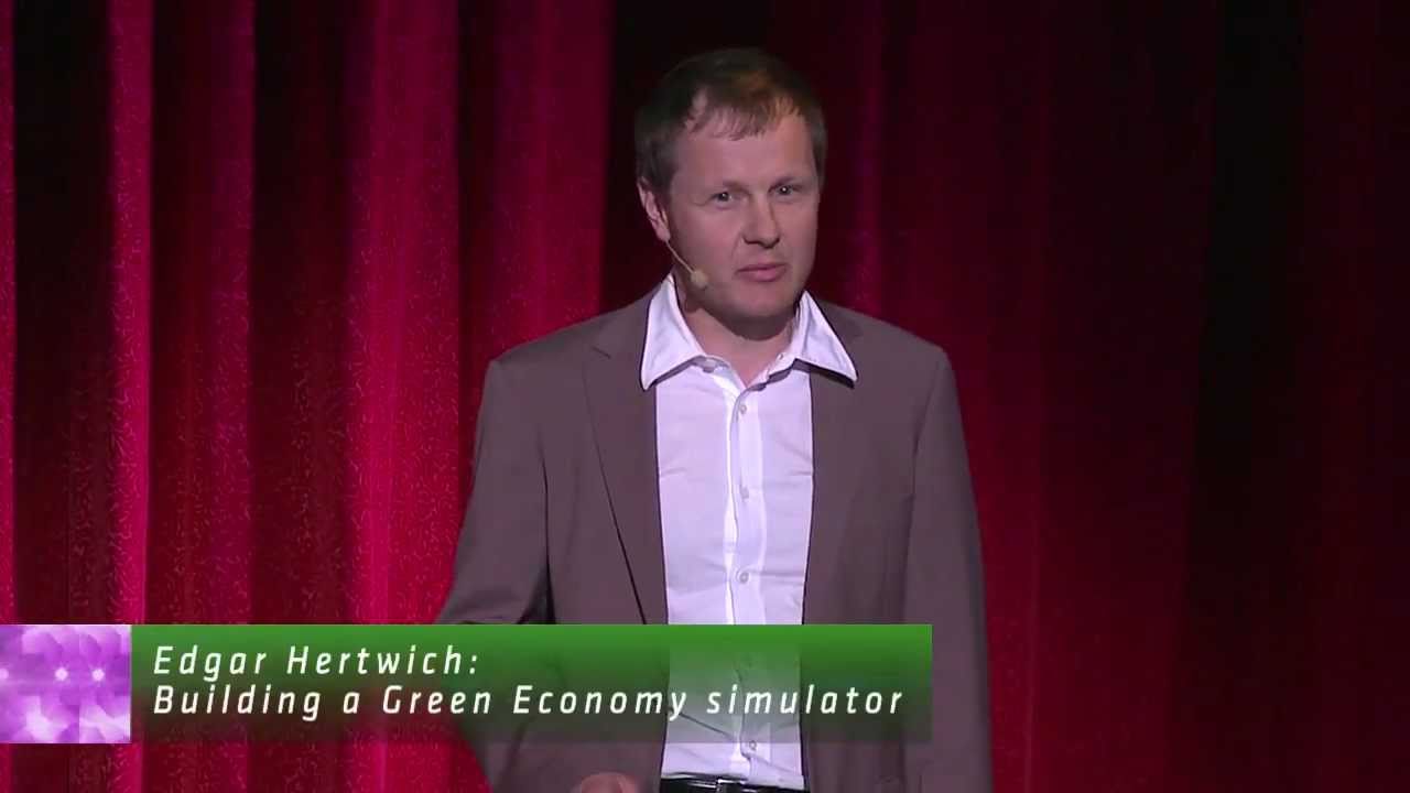 Technoport Talk: Edgar Hertwich - Building a Green Economy simulator