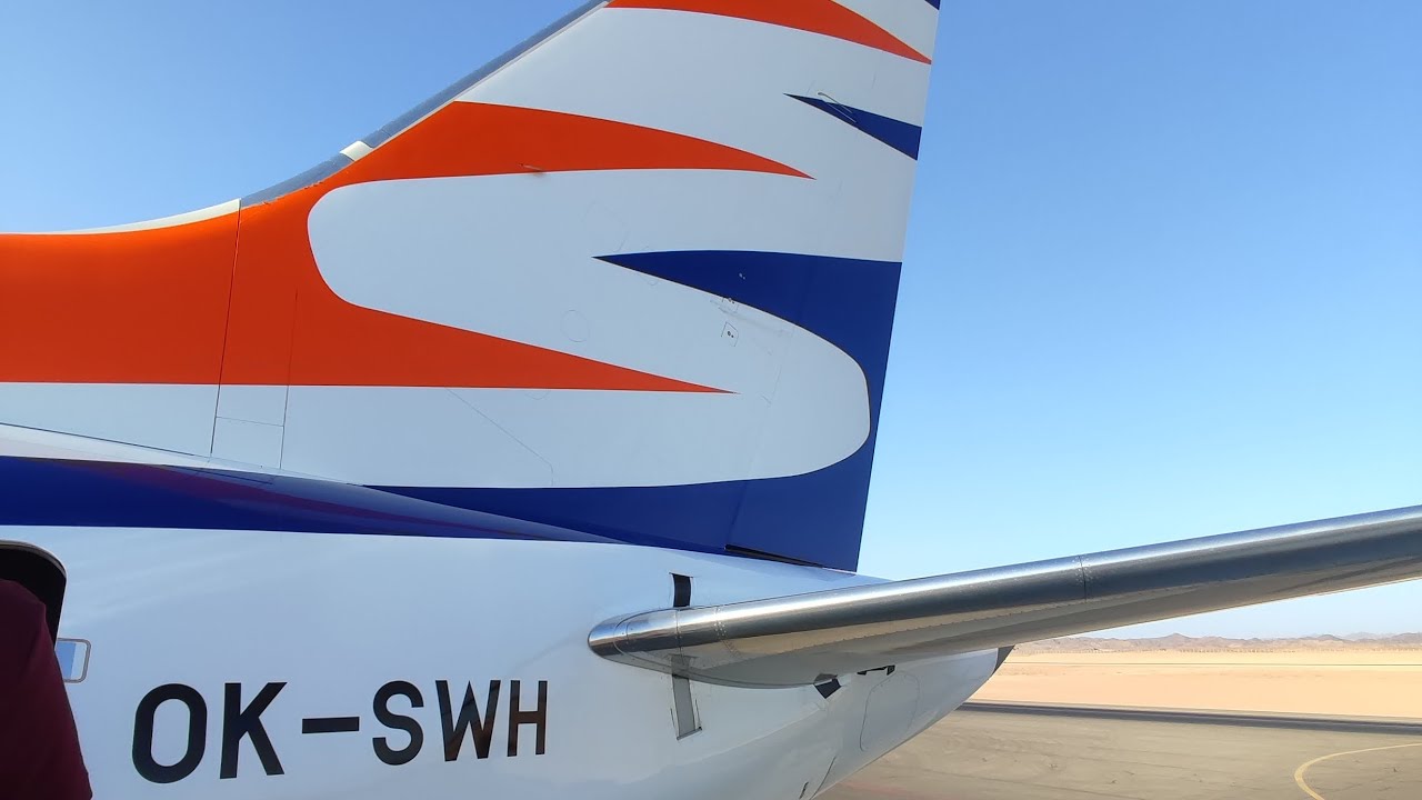 Vzlet z Marsa Alam nový Boeing 737-MAX8