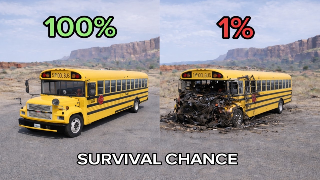 Bus vs Survival Chance Crashes 💥😱 | BeamNG.drive