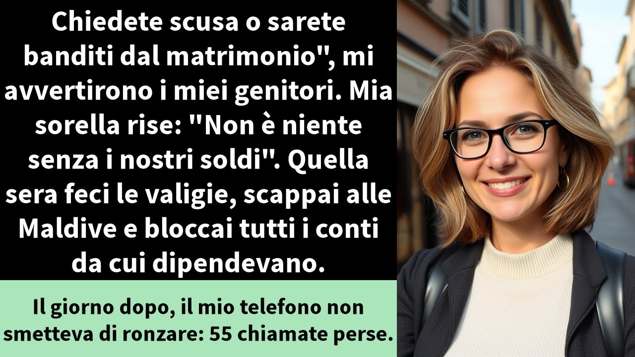 Chiedete scusa o sarete banditi dal matrimonio