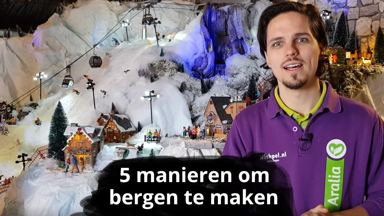 Lemax Bergen En Landschappen Bouwen | 5 Manieren Om Een Berg Te Maken