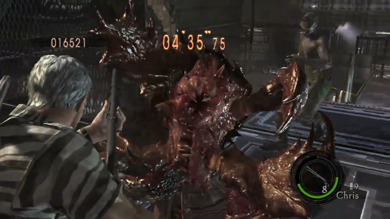 RE5 Mercenaries Chris Safari Experimental Facility SS Medal