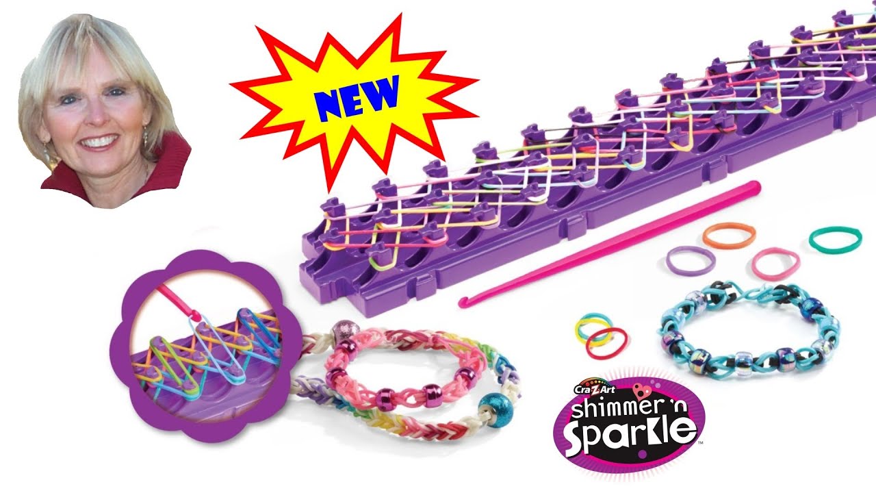 &hearts;&hearts; How To Make The Single Loop Rubber Band Bracelet Using the Cra-Z-Loom