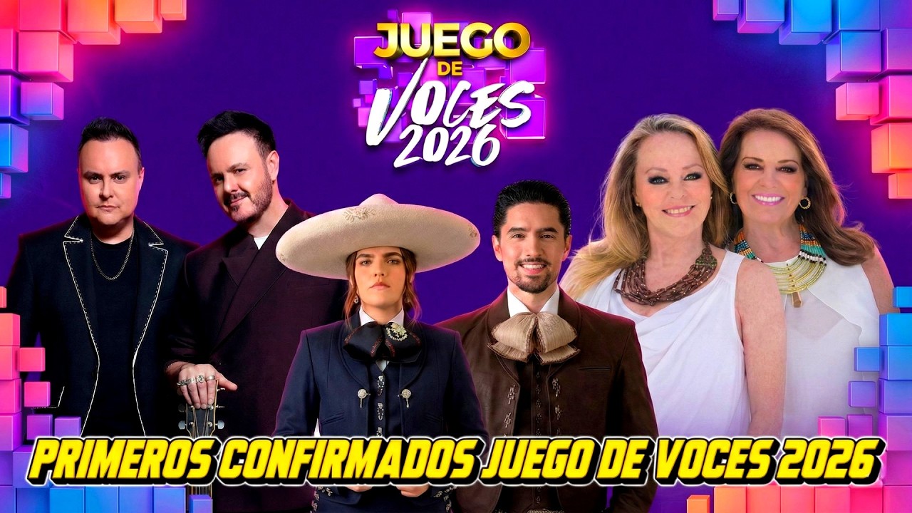 PRIMEROS FAMOSOS CONFIRMADOS Para Juego de Voces 2026 - Fecha de Estreno Tercera Temporada.