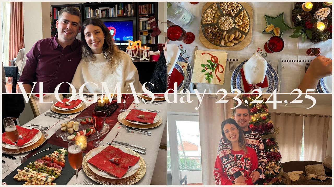 VLOGMAS DIA 23, 24 & 25: véspera e dia de Natal, fim de vlogmas | Ines Sofia