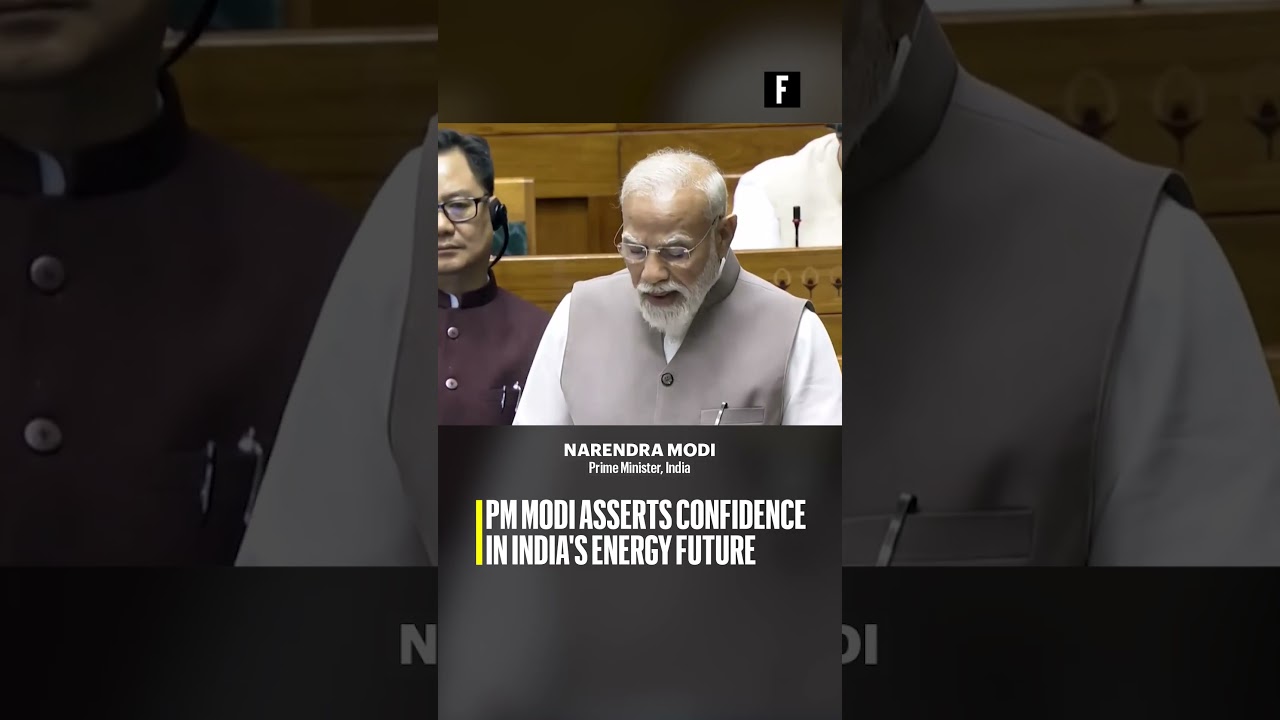 PM Modi asserts confidence in India's energy future