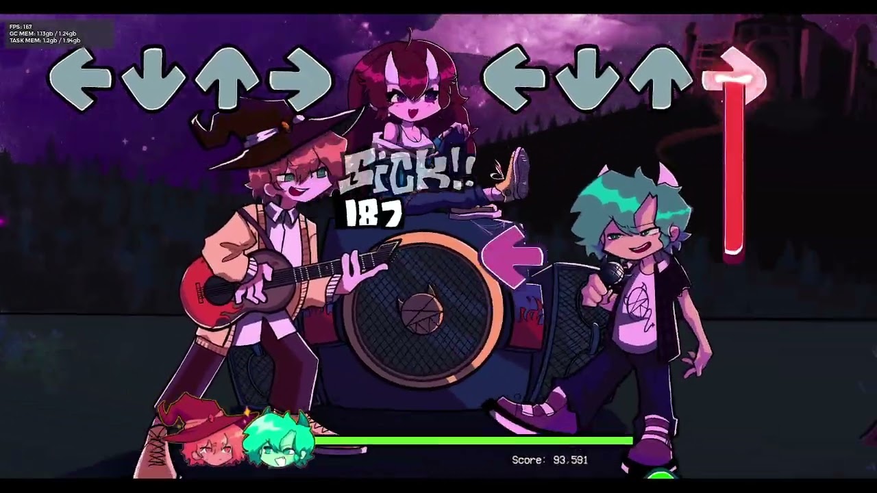 Demonic Night Funkin V-slice - Dangerous Chaos
