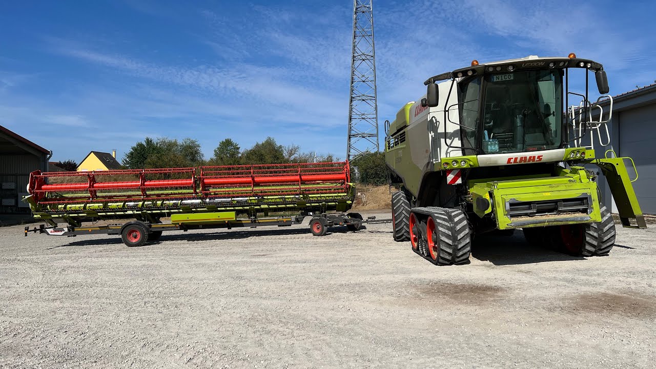 [GoPro] Cab view: Weizen dreschen mit Claas Lexion 770