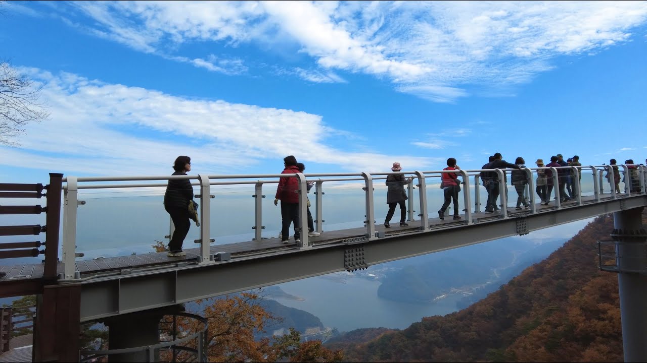 【4K】The longest cable car in Korea - Samaksan Mountain, Chuncheon