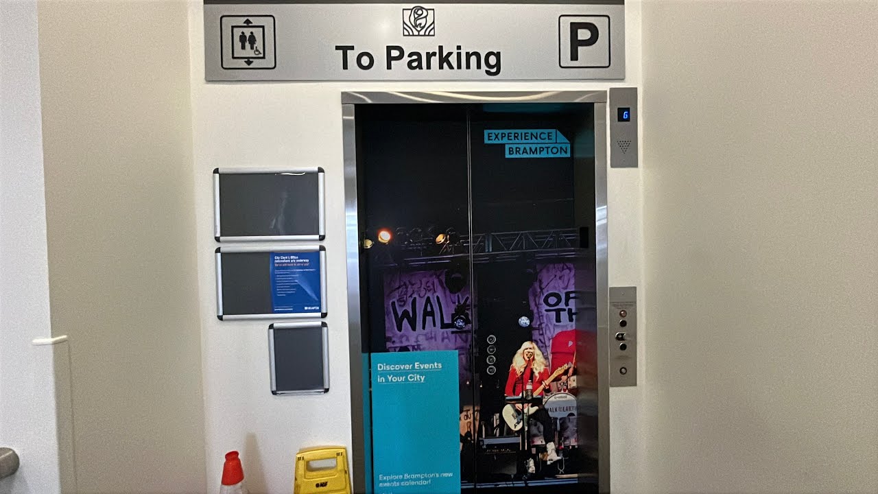 Modernized Otis Elevator to Underground Parking at Brampton City Hall 9/26/2025