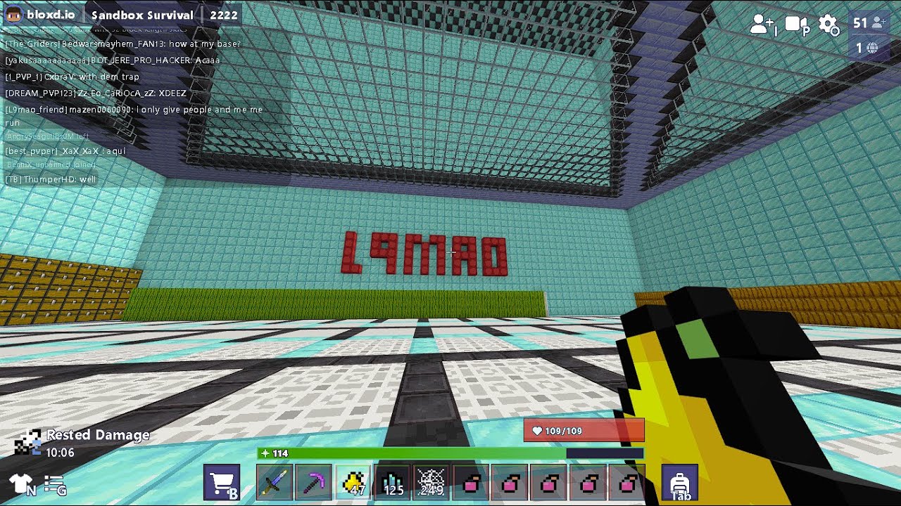(Ep 3) Bloxd io [Live streaming in lobby 2222]